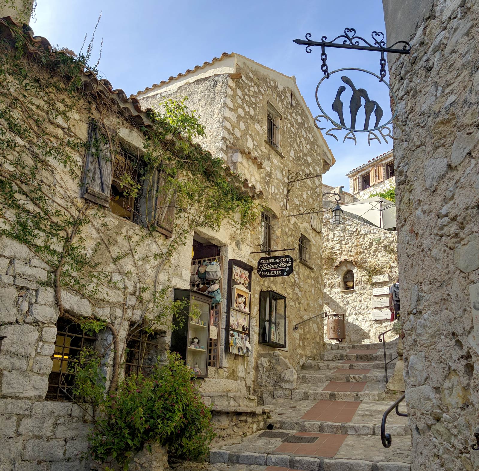 Eze Cobblestone Street