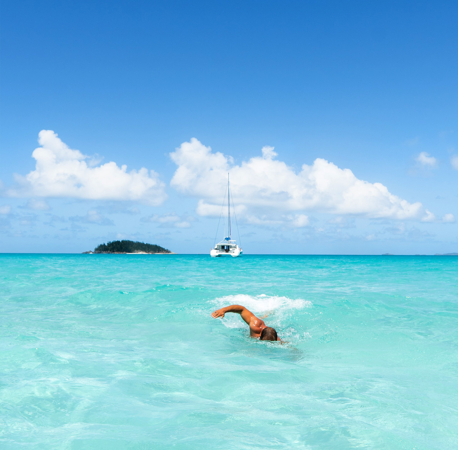 Whitsundays swimming