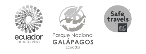 Logos representing Ecuador and Galapagos